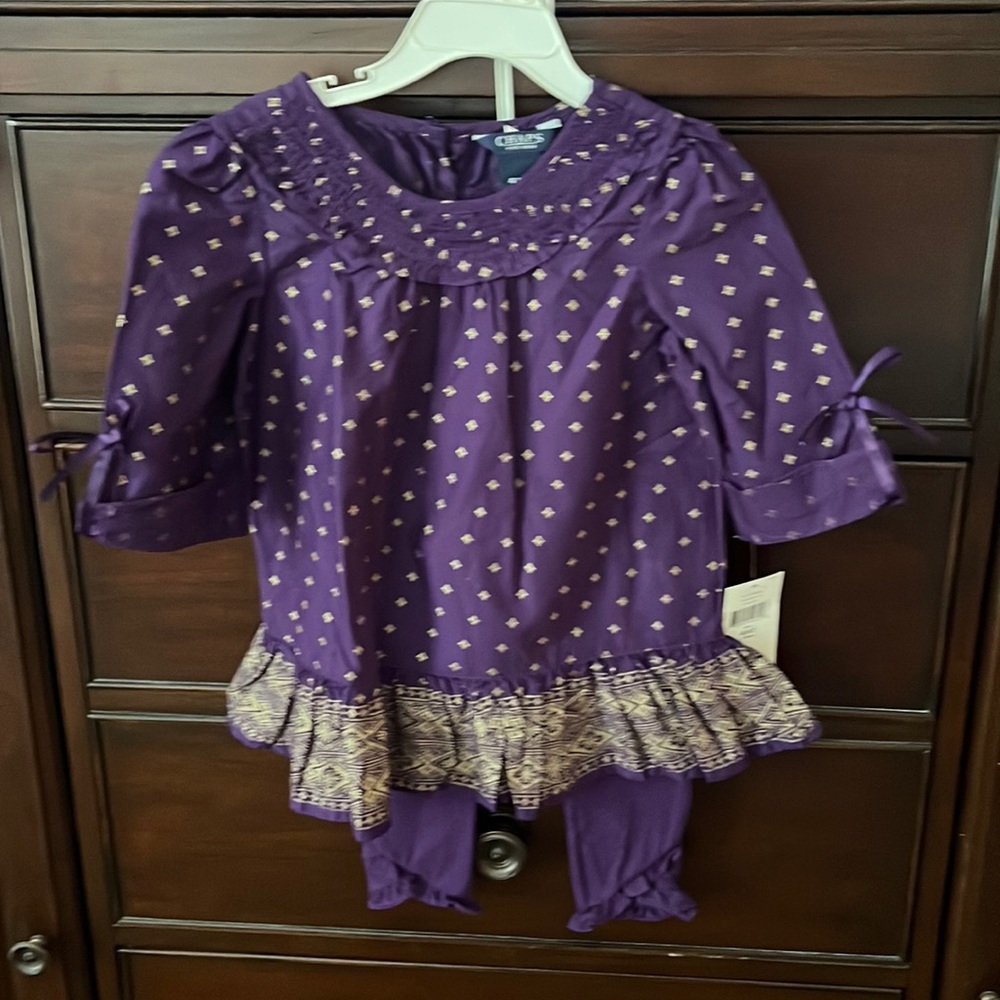 Metallic and purple!
